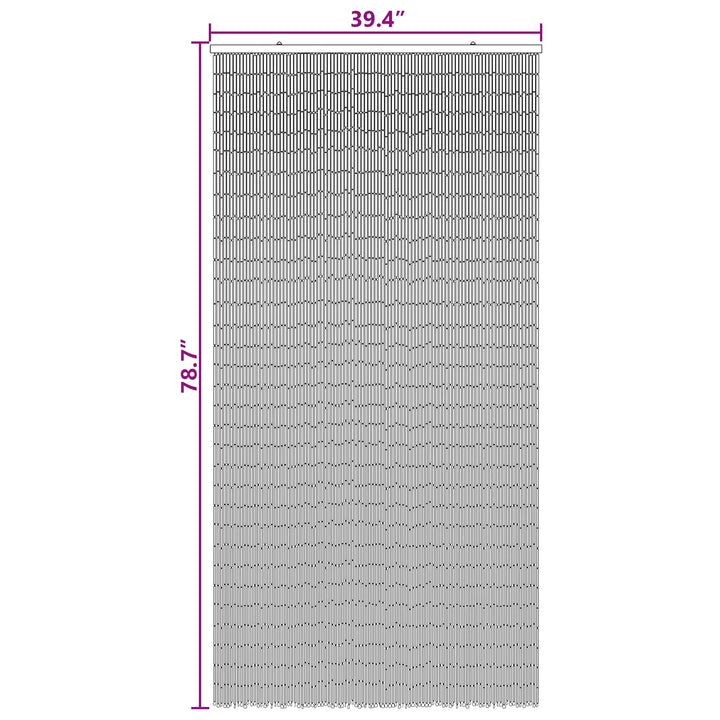 Insekt Dør Gardin flerfarvet 200 x 100 cm Bambus