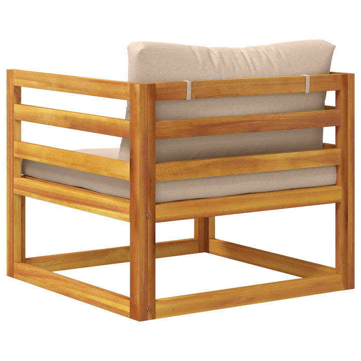 Sektionelt hjørnesofa med puder 100 % polyester Solid-Acacia