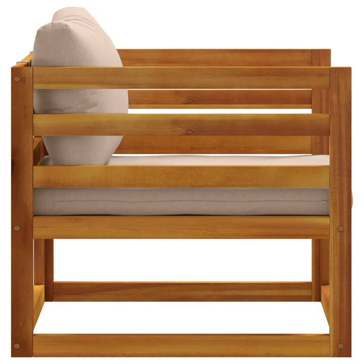 Sektionelt hjørnesofa med puder 100 % polyester Solid-Acacia