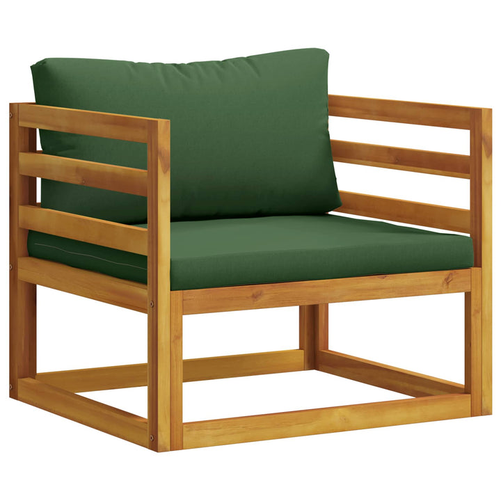 3 stk. Modulsofasæt med hynder 100 % polyester Solid-Acacia