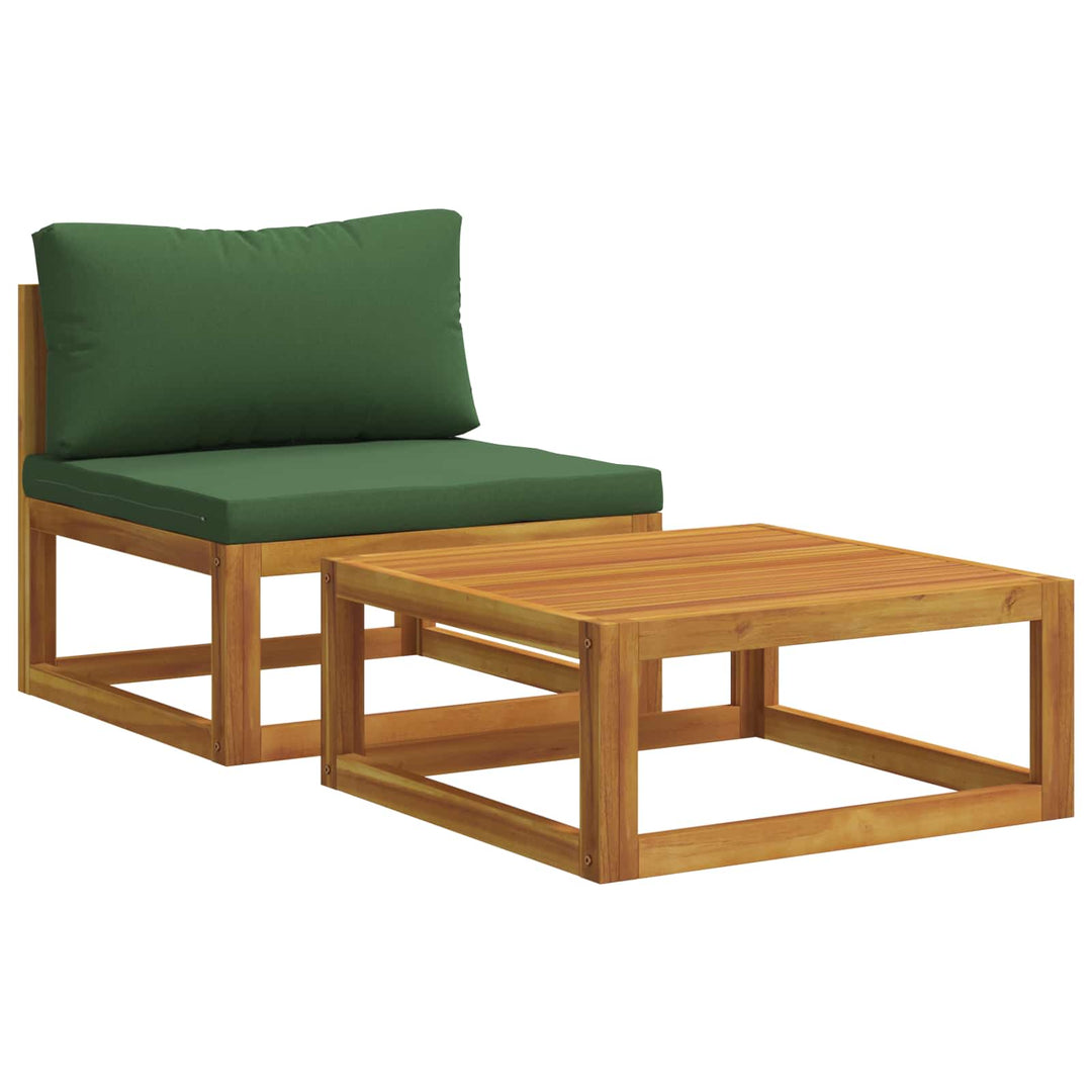 Sektionelt hjørnesofa med puder 100 % polyester Solid-Acacia