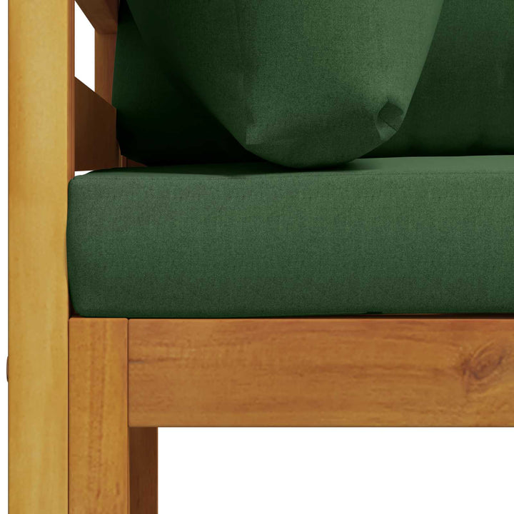 Sektionelt hjørnesofa med puder 100 % polyester Solid-Acacia