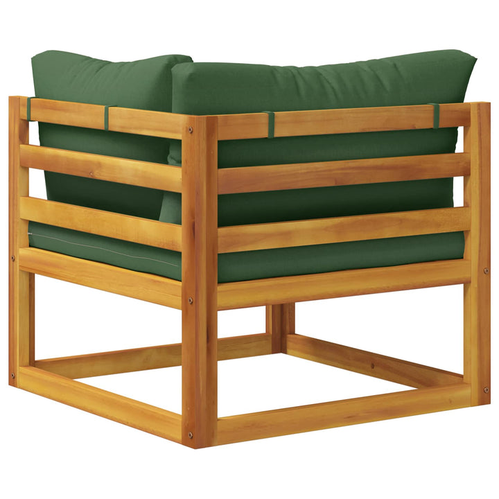 Sektionelt hjørnesofa med puder 100 % polyester Solid-Acacia