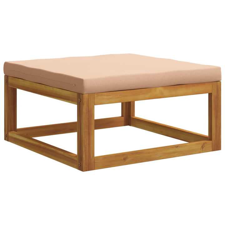 3 stk. Modulsofasæt med hynder 100 % polyester Solid-Acacia