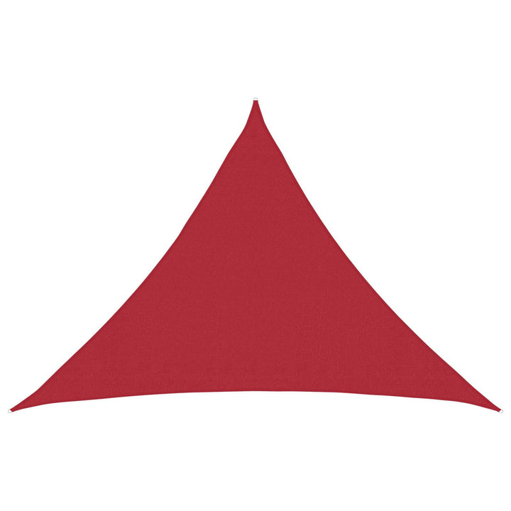 Solsejl Rød 7 x 5 x 5 m HDPE