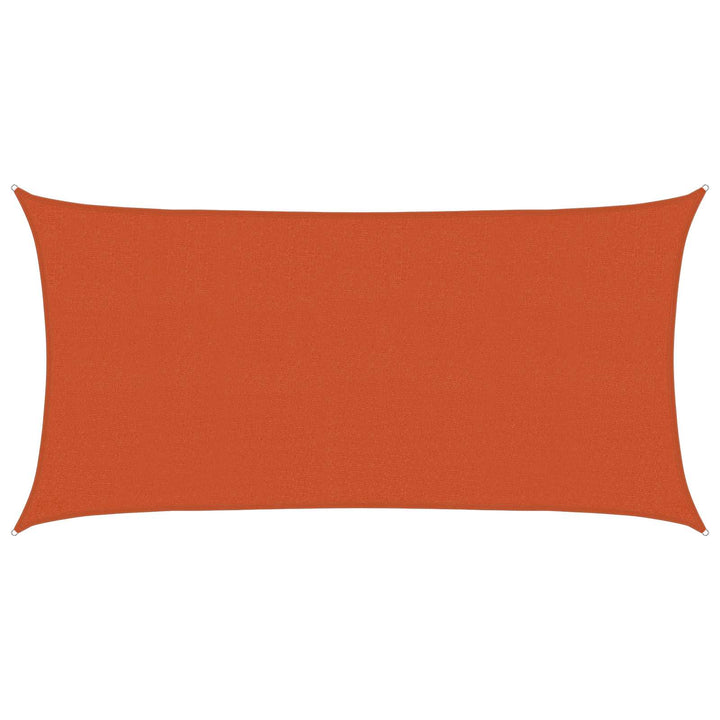 Solsejl Orange 2 x 6 m HDPE