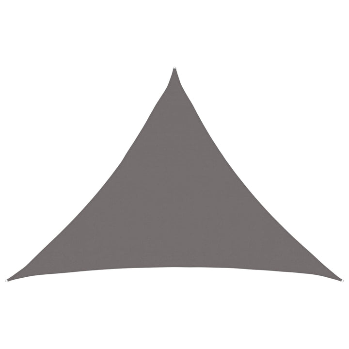 Solsejl Lysegrå 7 x 5 x 5 m HDPE