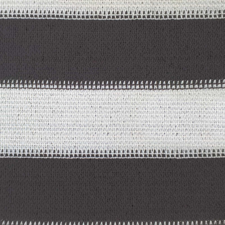 Solsejl 3 x 4 x 4 m HDPE Trekantet Anthracit og hvid