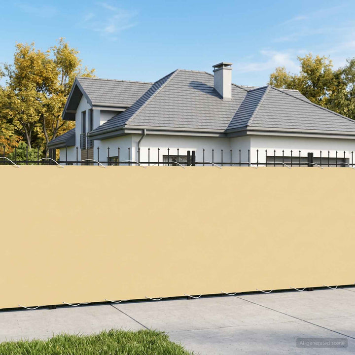 Balkon Afskærmning 150 x 1000 cm Stof med PU-belægning