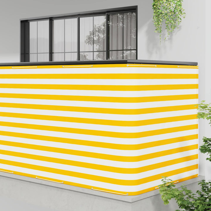 Balkon Afskærmning 150 x 1000 cm Stof med PU-belægning