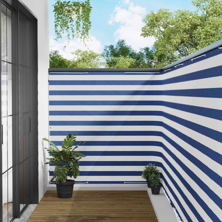 Balkon Afskærmning 150 x 600 cm Stof med PU-belægning