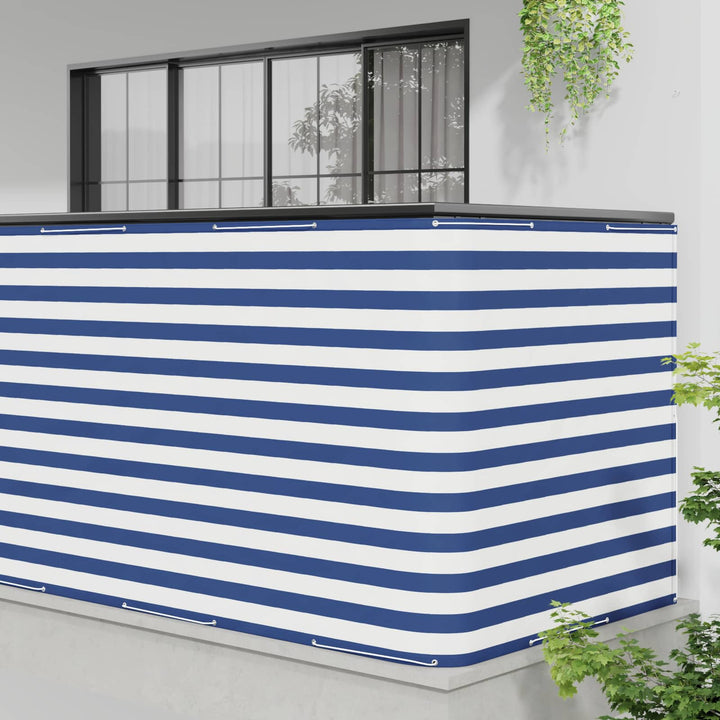 Balkon Afskærmning 150 x 600 cm Stof med PU-belægning