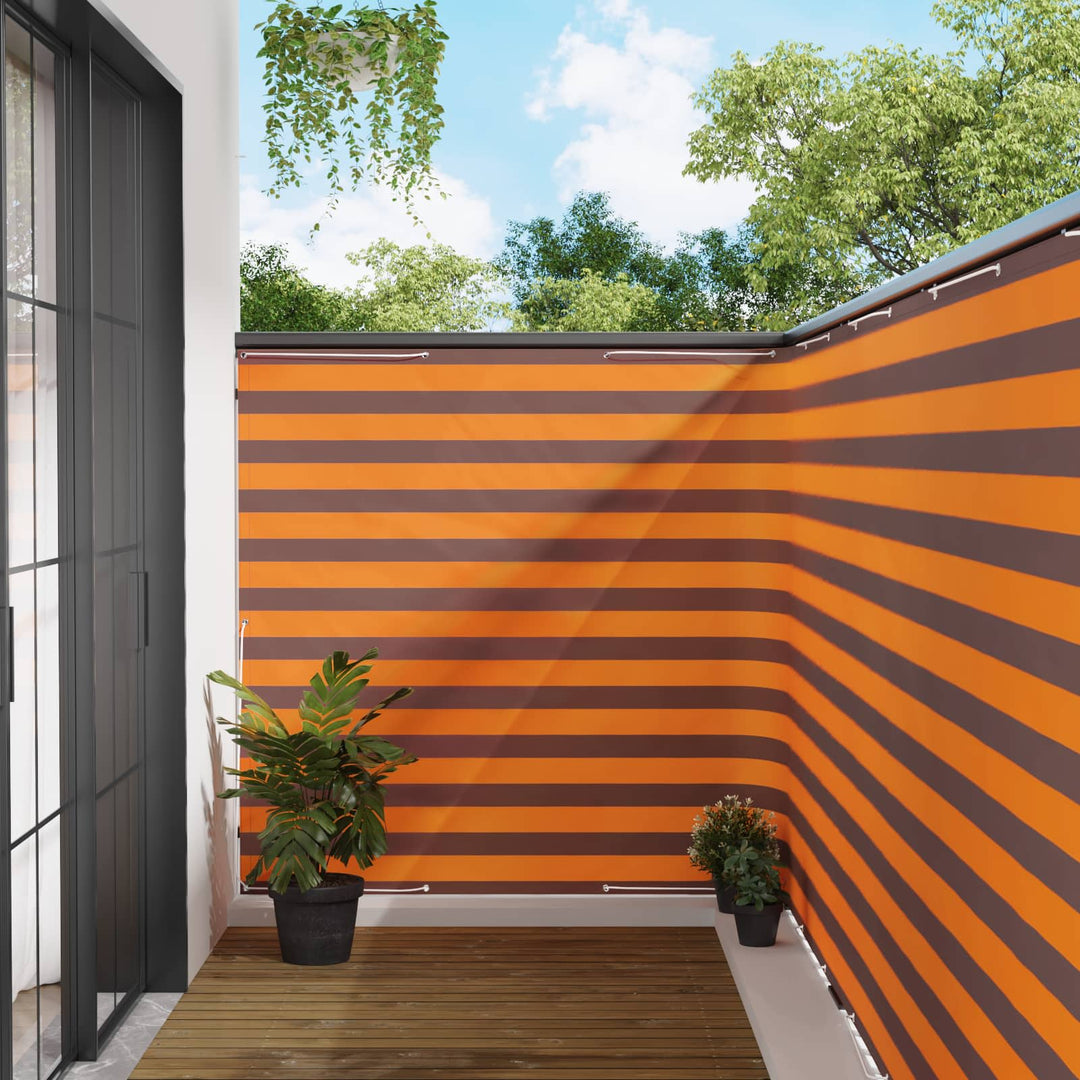 Balkon Afskærmning 150 x 600 cm Stof med PU-belægning