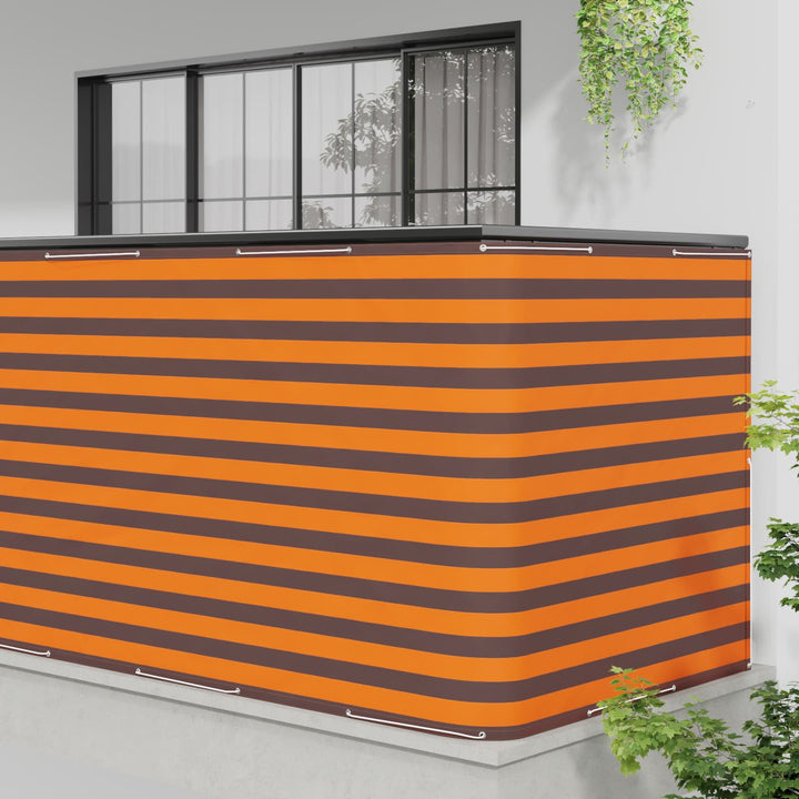 Balkon Afskærmning 150 x 600 cm Stof med PU-belægning