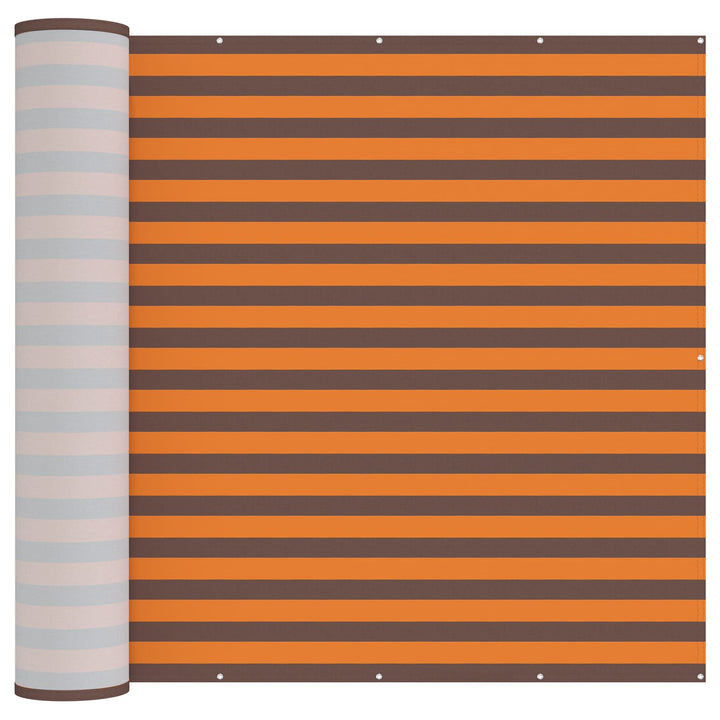Balkon Afskærmning 180 x 800 cm Stof med PU-belægning