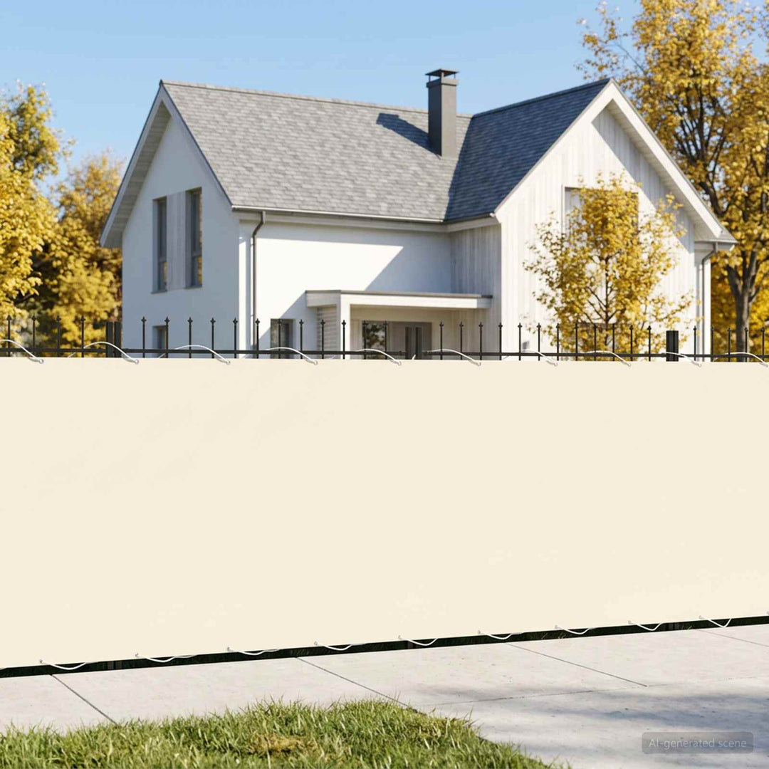 Balkon Afskærmning 150 x 600 cm Stof med PU-belægning