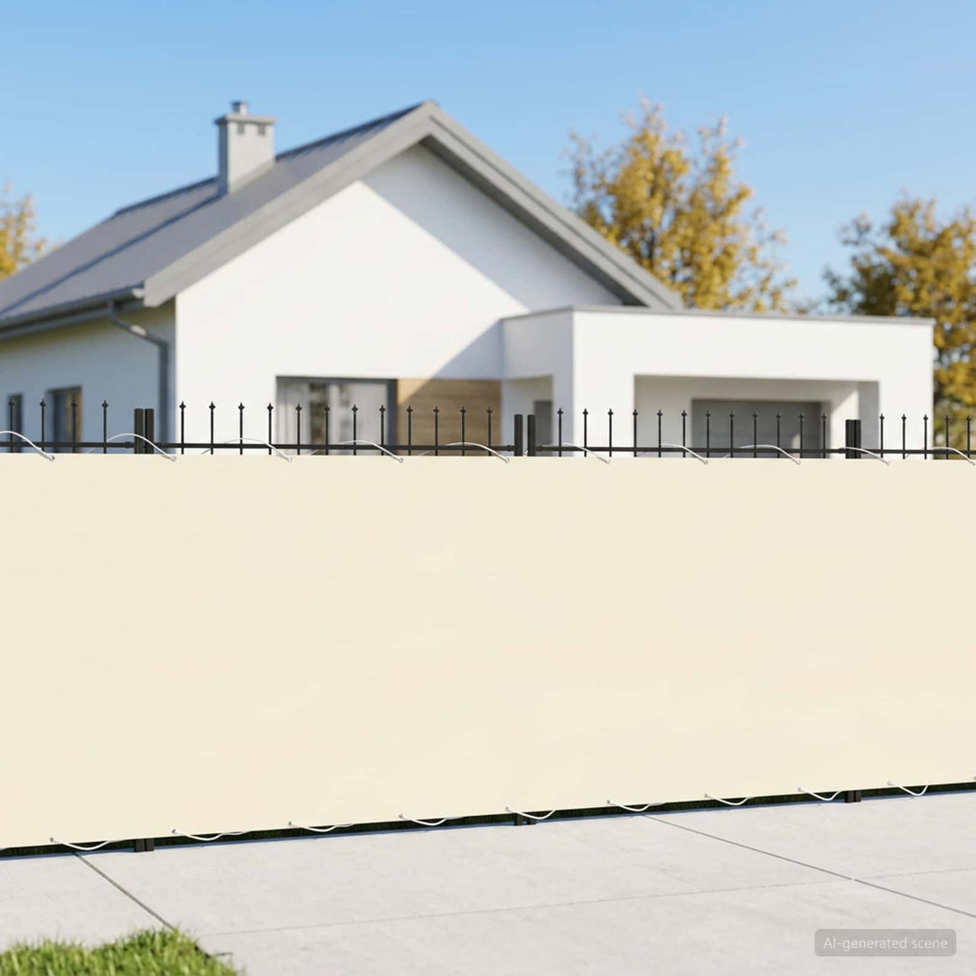 Balkon Afskærmning 180 x 600 cm Stof med PU-belægning