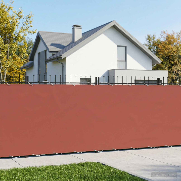 Balkon Afskærmning 150 x 700 cm Stof med PU-belægning