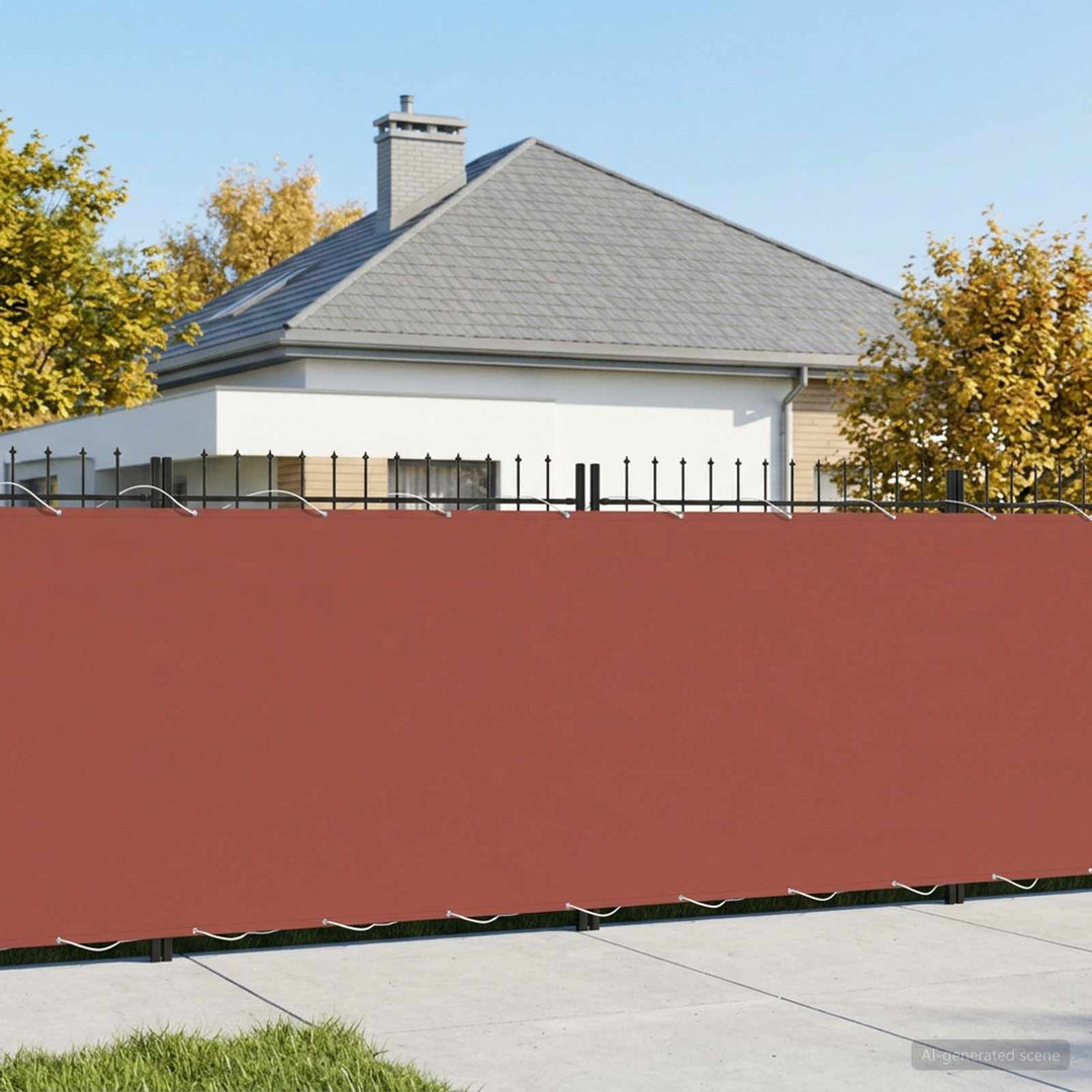 Balkon Afskærmning 180 x 600 cm Stof med PU-belægning