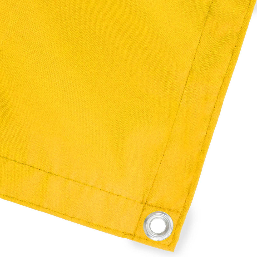Balkon Afskærmning 200 x 1000 cm Stof med PU-belægning Gul