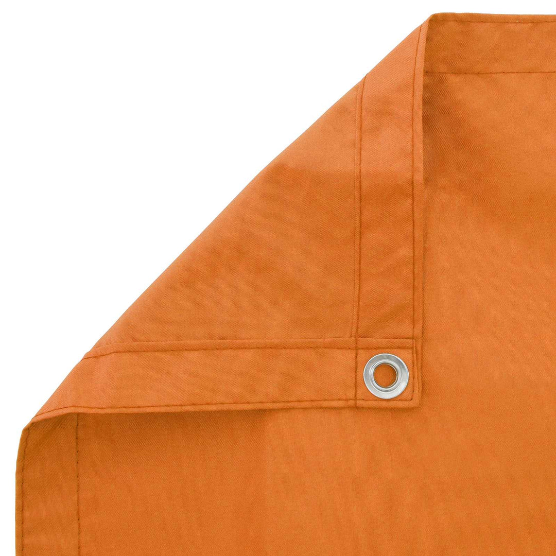 Balkon Afskærmning 150 x 600 cm Stof med PU-belægning Orange