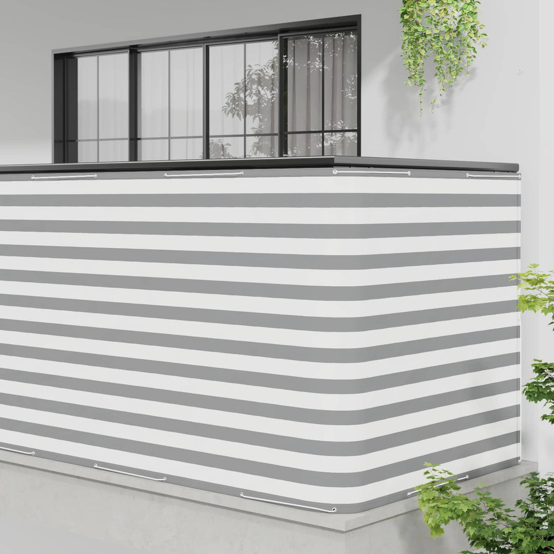 Balkon Afskærmning 150 x 700 cm Stof med PU-belægning