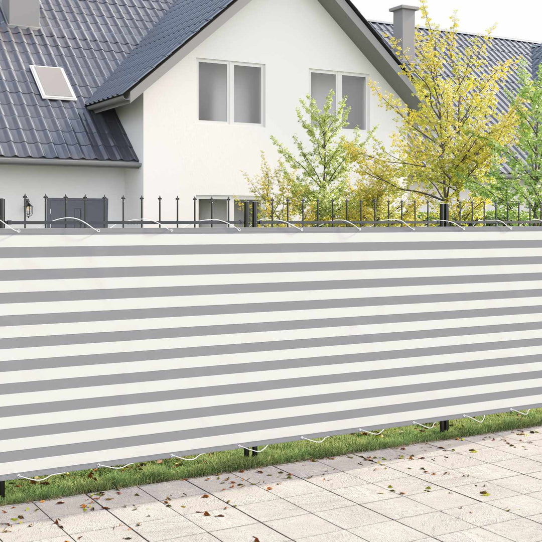 Balkon Afskærmning 200 x 400 cm Stof med PU-belægning