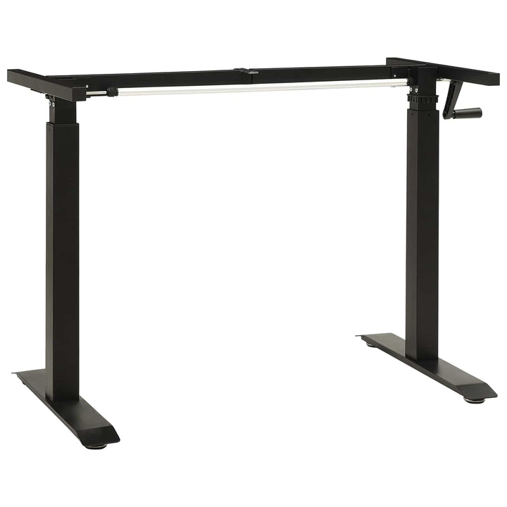 Bord med opbevaring Sort og naturlig 140 x 60 cm Massivt Eg Træ