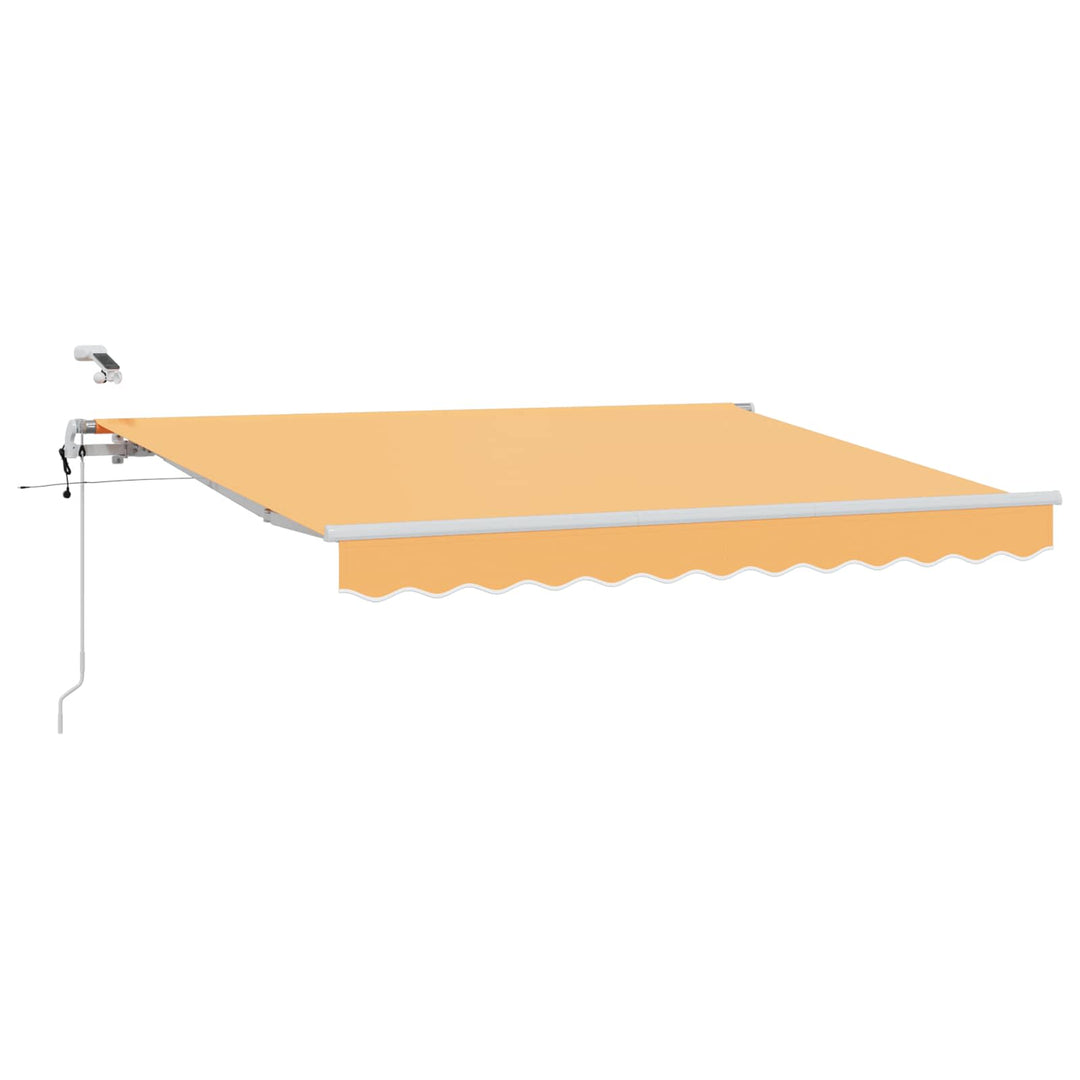Udtrækkelig markise Sandfarvet 600 × 300 cm Polyester