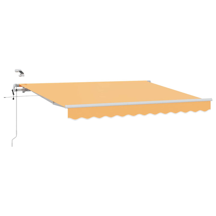 Udtrækkelig markise Sandfarvet 600 × 300 cm Polyester