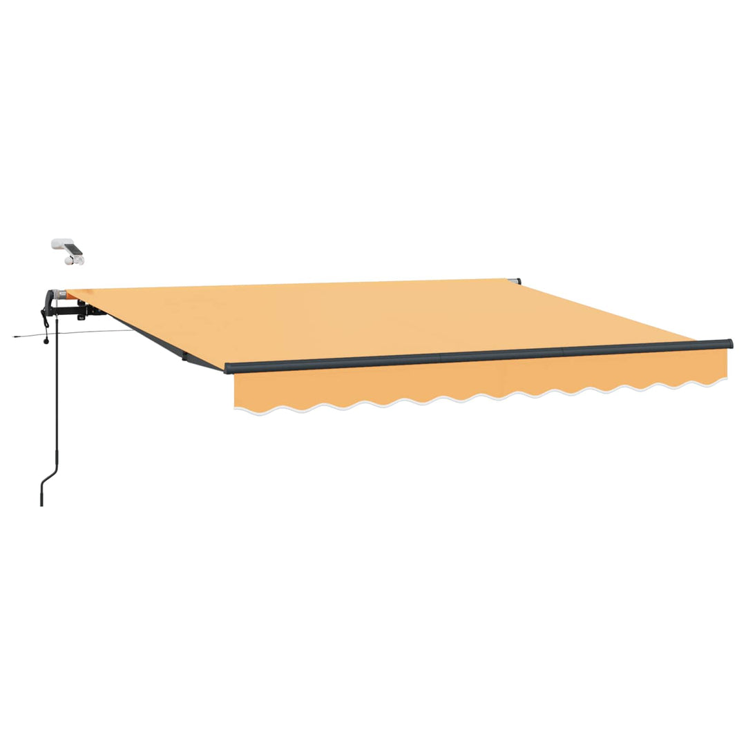 Udtrækkelig markise Sandfarvet 600 × 300 cm Polyester