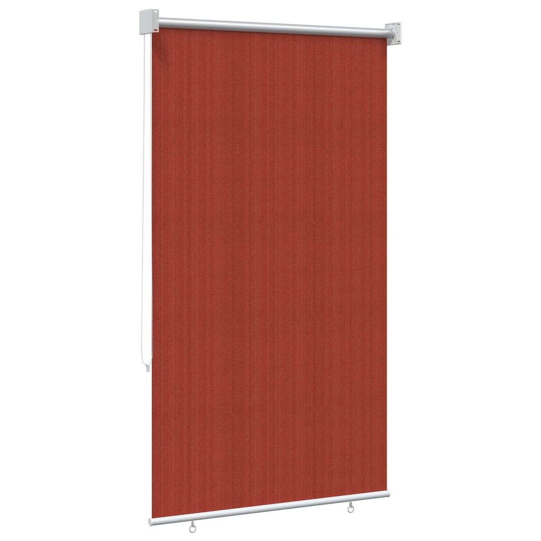 Udendørs rulleskærm 90% UV blok Terracotta 100 x 140 cm HDPE