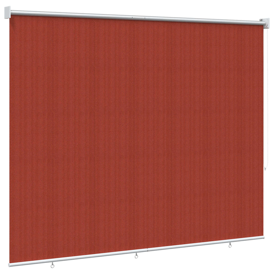 Udendørs rulleskærm 90% UV blok Terracotta 160 x 140 cm HDPE