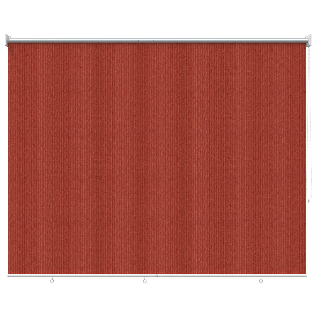 Udendørs rulleskærm 90% UV blok Terracotta 160 x 140 cm HDPE