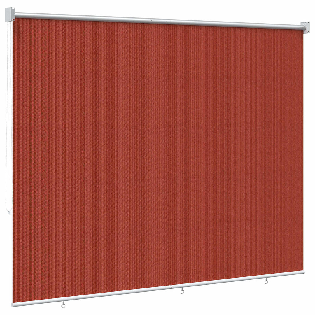 Udendørs rulleskærm 90% UV blok Terracotta 180 x 140 cm HDPE
