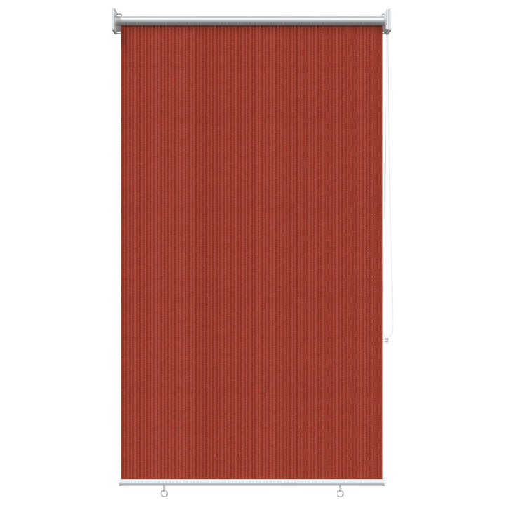 Udendørs rulleskærm 90% UV blok Terracotta 100 x 230 cm HDPE