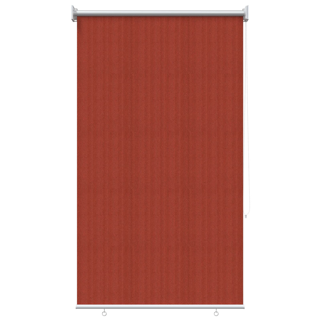 Udendørs rulleskærm 90% UV blok Terracotta 120 x 230 cm HDPE