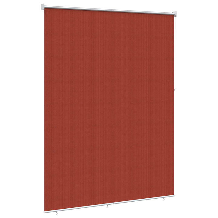 Udendørs rulleskærm 90% UV blok Terracotta 180 x 230 cm HDPE