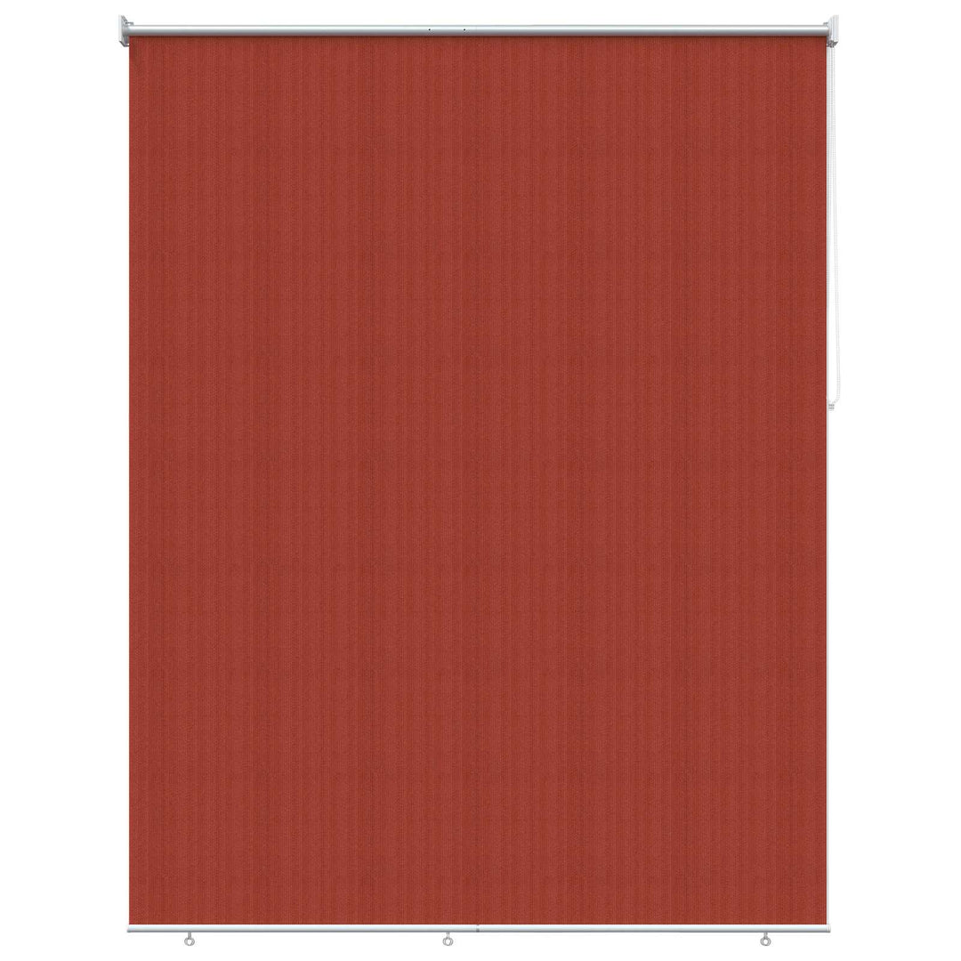 Udendørs rulleskærm 90% UV blok Terracotta 180 x 230 cm HDPE