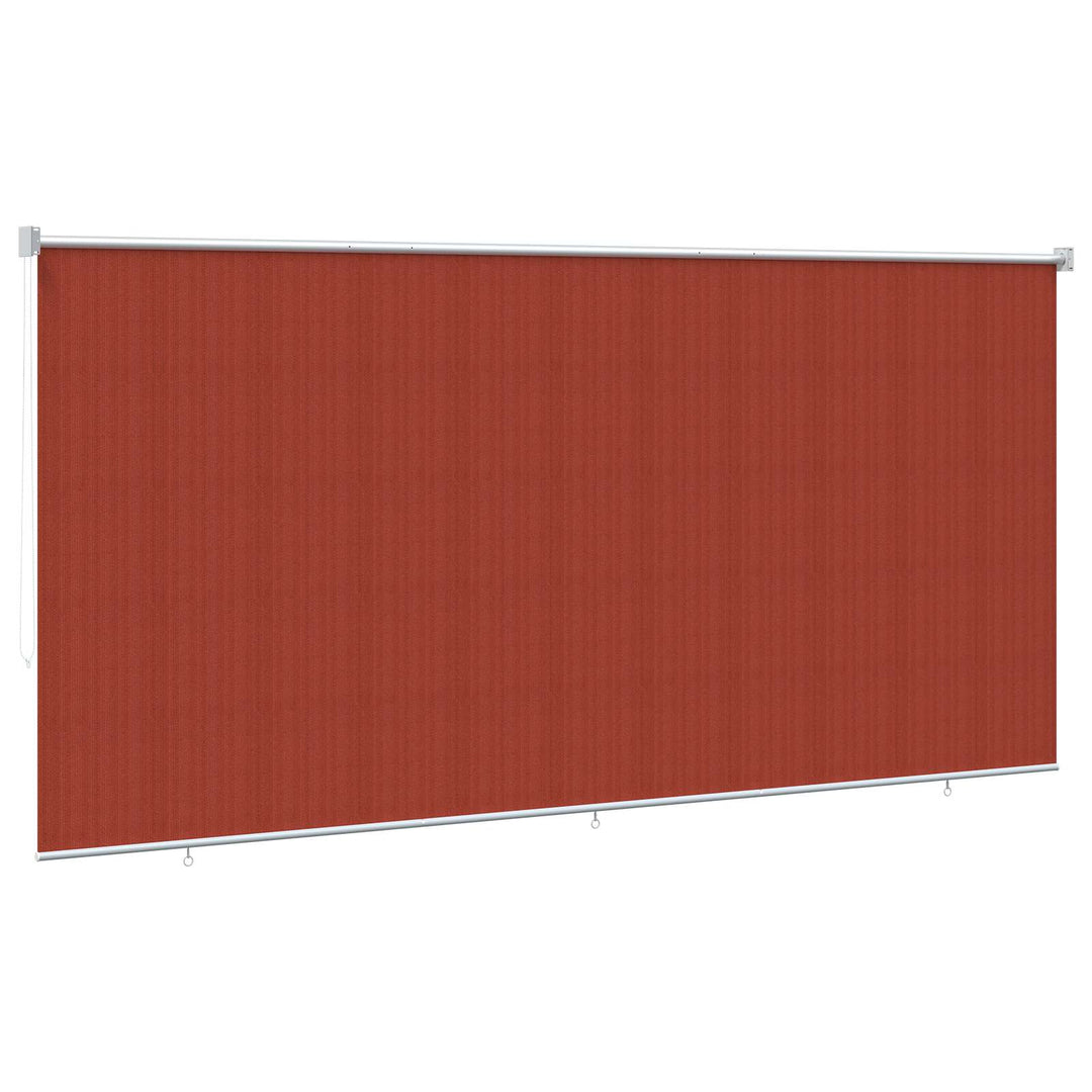 Udendørs rulleskærm 90% UV blok Terracotta 240 x 230 cm HDPE