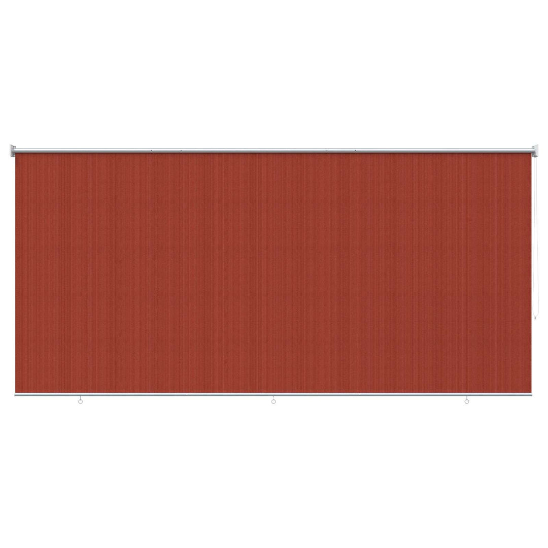 Udendørs rulleskærm 90% UV blok Terracotta 240 x 230 cm HDPE