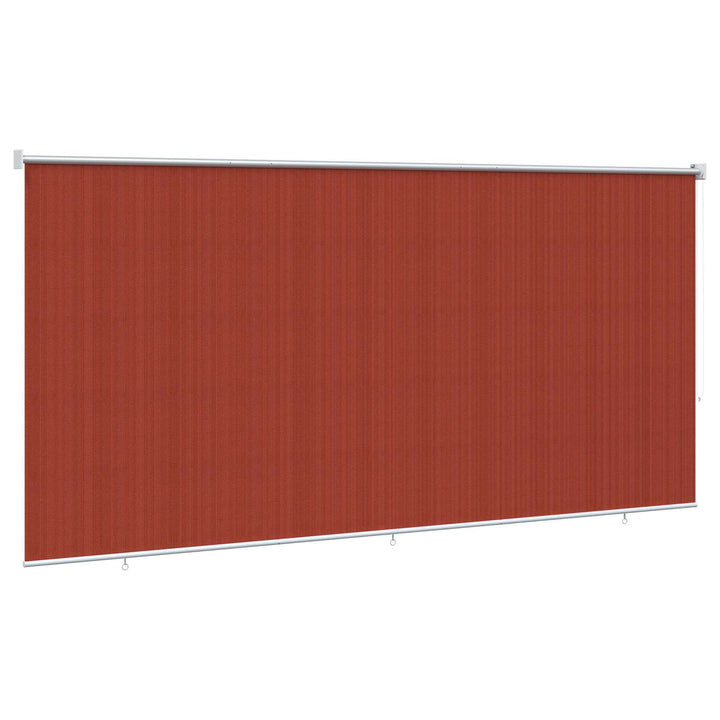 Udendørs rulleskærm 90% UV blok Terracotta 350 x 230 cm HDPE