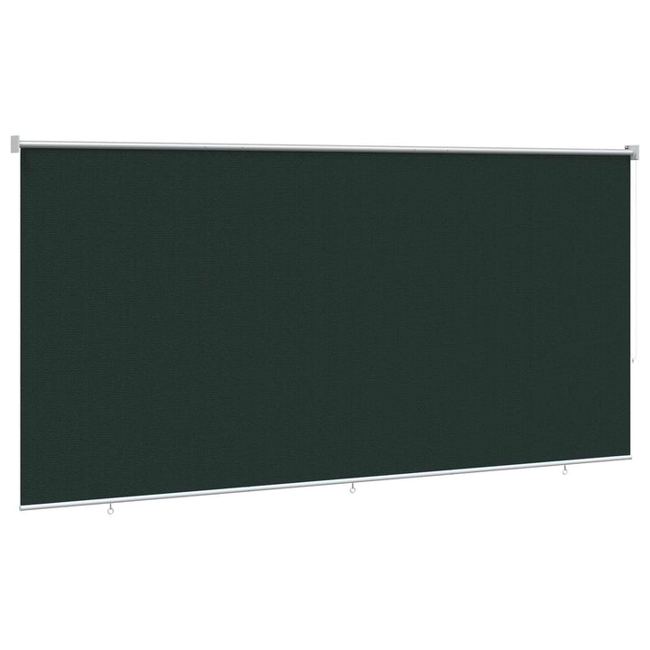 Udendørs rulleskærm 90% UV blok Mørkegrøn 300 x 230 cm HDPE