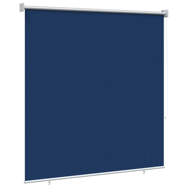 Udendørs rulleskærm 90% UV blok Blå 140 x 140 cm HDPE
