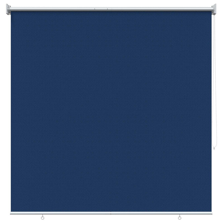 Udendørs rulleskærm 90% UV blok Blå 140 x 140 cm HDPE
