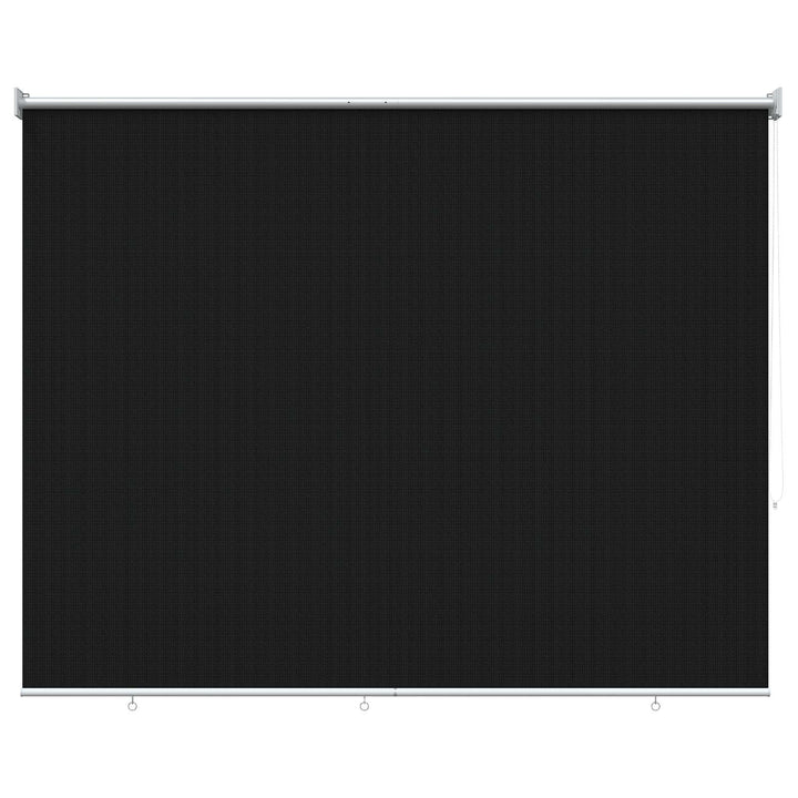 Udendørs rulleskærm 90% UV blok Sort 200 x 140 cm HDPE