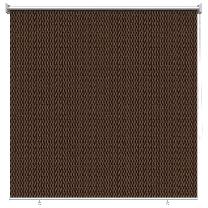 Udendørs rulleskærm 90% UV blok Brun 120 x 230 cm HDPE