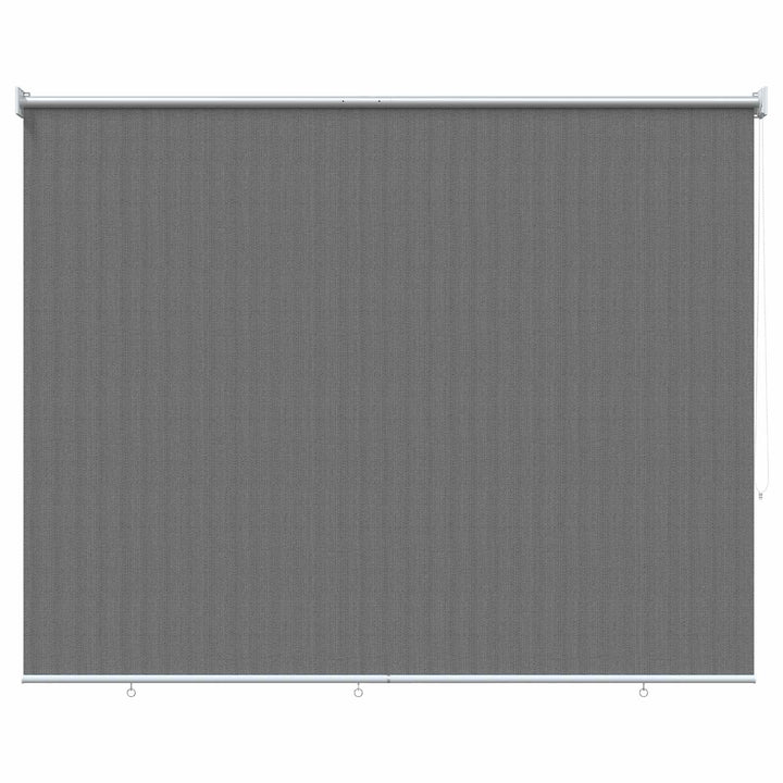 Udendørs rulleskærm 90% UV blok Lysegrå 220 x 140 cm HDPE