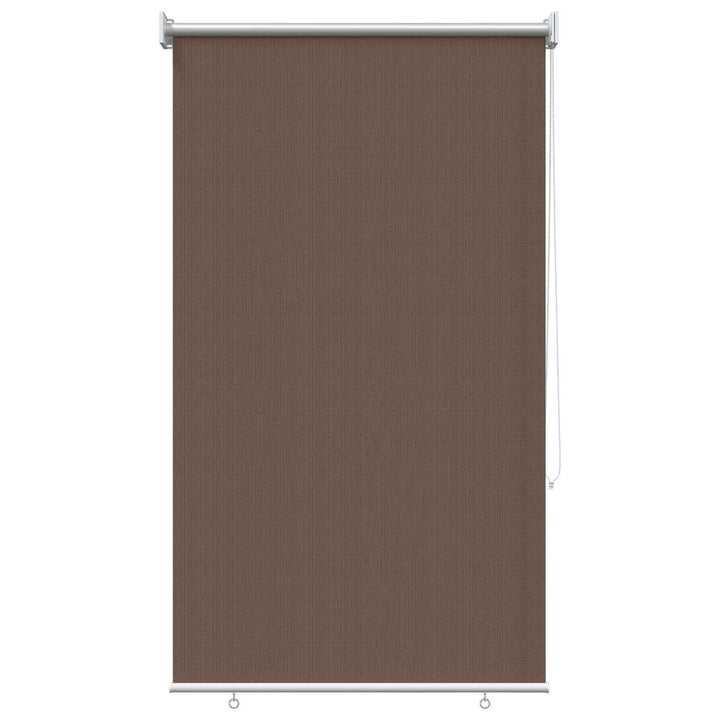 Udendørs rulleskærm 90% UV blok Gråbrun 60 x 230 cm HDPE