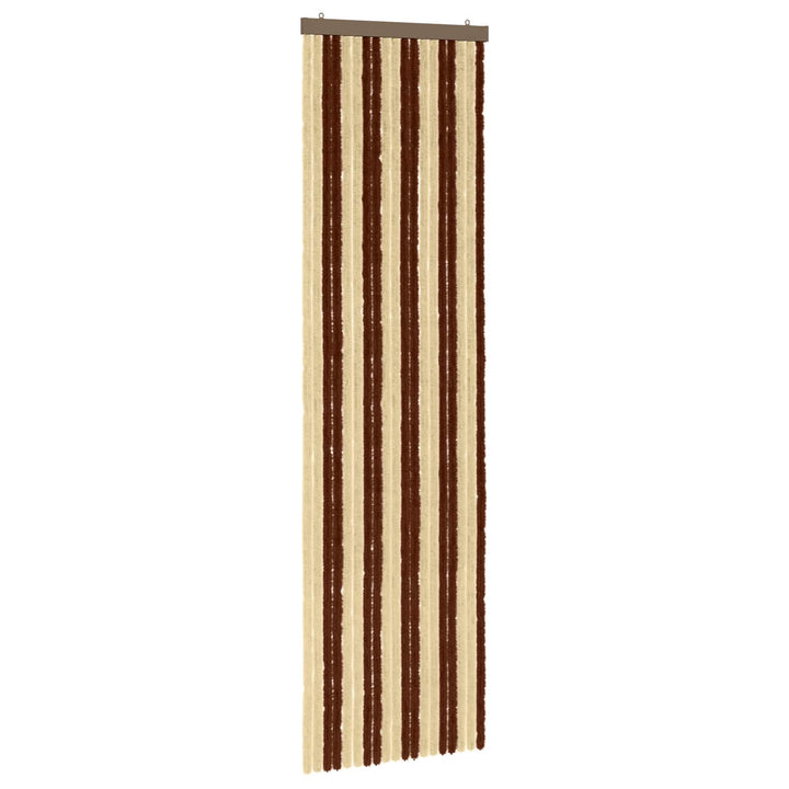 Insektgardin i chenille Brun og Beige 56 x 200 cm 100% PP